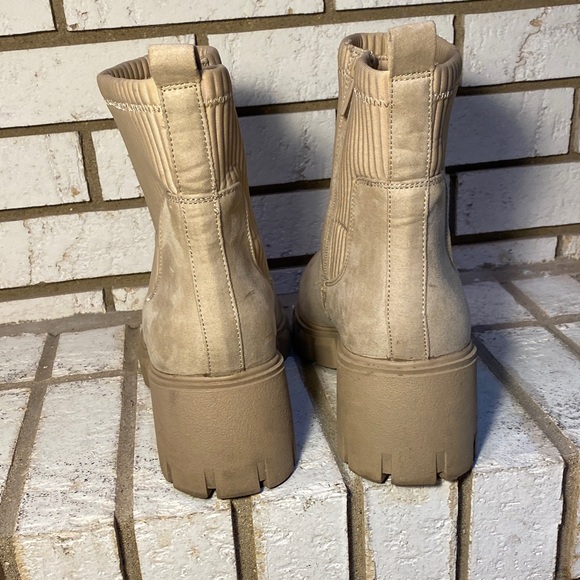 Torrid Tan Combat Boots - Picture 2 of 3